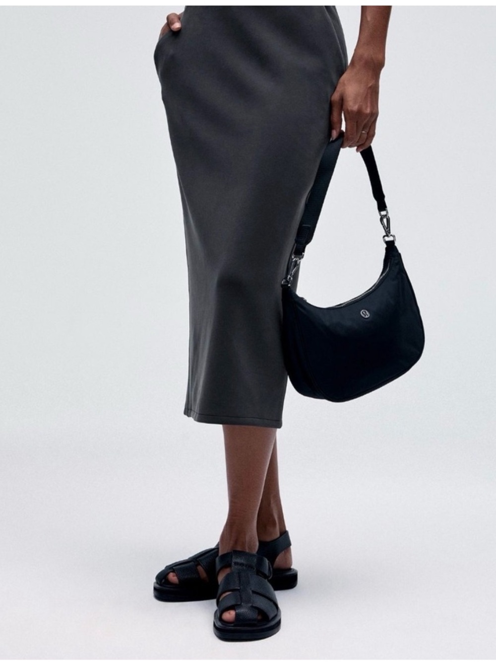 LULULEMON Softstreme High-Rise Midi Skirt Gray Size 2